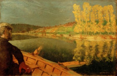 In a Boat by Edouard Vuillard